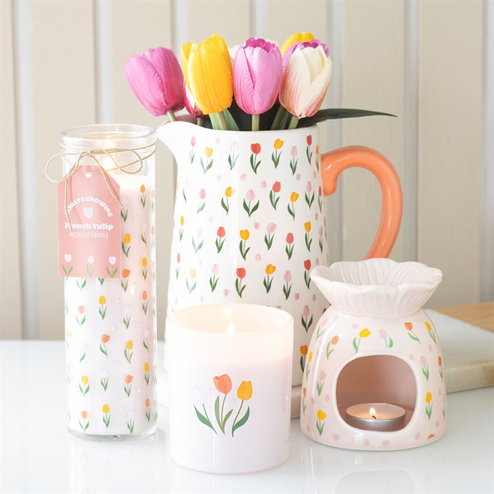 If Mums Were Flowers I'd Pick You French Tulip Candle
